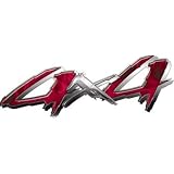 4x4 Truck, SUV or ATV Decals Inferno Pink - 6.75 h x 18 w - REFLECTIVE 