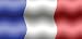 FRENCH FLAG - Rear Window Graphic 18 x 52