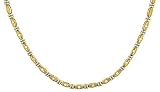 Two Tone Necklace with Matte Finish & 15 Bar Set Diamonds Weighing 1.00cttw