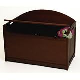 Child's Wooden Toy Box Chest - Espresso Brown... by Toy Chests