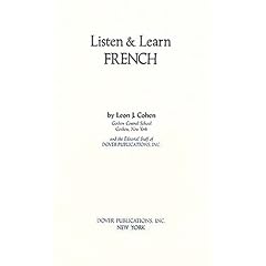 Listen & Learn French (Manual Only)
