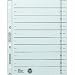 Leitz 1654-00-85 Trennbl�tter A4, ge�st 200g/qm Inh.100, grau