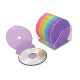 Clamshell CD Protective Case 25pk w/Rack