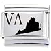 Jewelry : Body Candy Italian Charms Laser Abbreviated - VIRGINIA