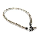 Eve's Addiction Single Strand of Freshwater White Pearls Necklace