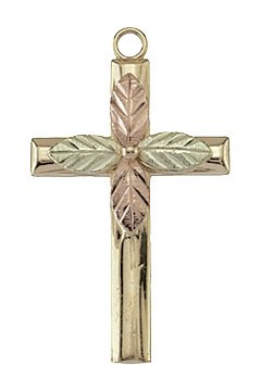 Black Hills Gold Cross Pendant