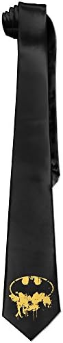 MDSHOP Men's Batman Splatter Logo Necktie Skinny Ties / New Novelty Necktie