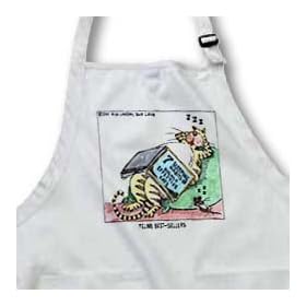 Cat Best Sellers - BLACK Full Length Apron With Pockets 22w X 30l by 