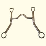 Coronet Flat cheek Medium Copper Port Bit