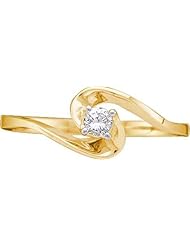 0.10CTW-DIAMOND PROMISE RING