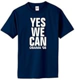 Yes We Can OBAMA 08 - Cotton T-Shirt (32 Colors)