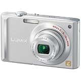 Panasonic Lumix DMC-FX55S 8.1MP Digital Camera with 3.6x Wide Angle MEGA Optical Image Stabilized Zoom (Silver)