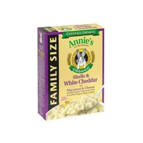 Annie's Homegrown Shells and White Cheddar Family Size -- 10.5 oz