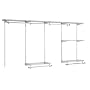 Rubbermaid 3G59 Configurations 4-to-8-Foot Classic Custom Closet Kit, Titanium