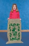 Burlap "Leap For The Lord!" Potato Sack