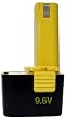 Panasonic EY9080B 9.6-Volt 1.2 Amp Hour NiCad Long Stem Pod Style Battery