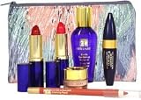 Estee Lauder Travel Set Paisley Cosmetic Bag 7 Piece Kit