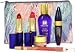 Estee Lauder Travel Set Paisley Cosmetic Bag 7 Piece Kit