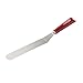 Cake Boss Stainless Steel Tools and Gadgets 9.75-Inch Offset Icing Spatula, Red