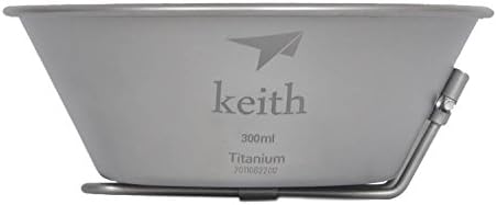 Titanium Bowl Camping Bowl 300Ml 47G