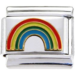 Rainbow Italian Charm