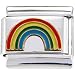 Rainbow Italian Charm