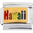 Gold Hawaii Italian Charm