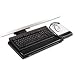 3M Knob Adjust Keyboard Tray, 19-1/2 x 10-1/2, Black (Case of 2)