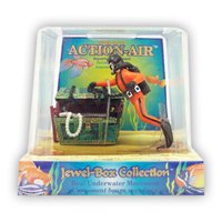 Action Air&reg; Treasure Chest & Diver Live-Action Aerating Aquarium Ornament