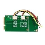 Mini-PCIe PCI-Express-Adapter Platine f�r USB und S-ATA SATA-Ger�te Laufwerke