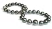 13 x 16mm black green Tahitian south sea cultured pearl necklace 16"