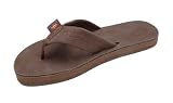 Rainbow Sandals - Kids Premier Leather Expresso Size Kids 11-12 (8" Long)