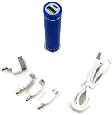 Cell Phone Battery Charger Power Bank Lipstick Portable Compact for Mobile Phones Cellphones Smartphones Travel Emergency Power Supply to Recharge Battery. Blue. Brand: Perfect Life Ideas -Tm®