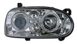 VW Golf 3 (09.91-08.97) Chrome Angel Eye Head Lamps