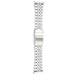 Genuine Original Seiko Jubilee Style Bracelet 22 mm Solid link Stainless Steel Watchband Includes 22mm Genuine Seiko Spring Bars