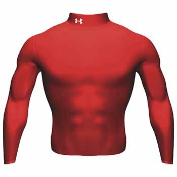 Under Armour Kinder Coldgear Mock,red