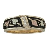 Approx. .06 Tw, 10 Karat Gold, Antiqued, Ladies Diamond Ring