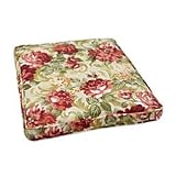 Deep Seat Box Rocker Cushion (19 1/2"x19 3/4"x2") - Garden Rose Brick Print - Improvements