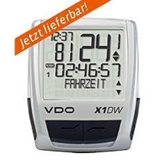VDO Radcomputer digitale Funk�bertragung X1DW - silber, Gr. standard