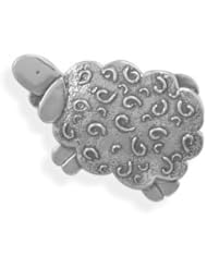 CleverSilvers Oxidized Sheep Pin/Pendant