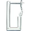Sterling Silver Rectangle Hoop Earrings Jewelry