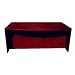 Boss Bow Front Desk Shell, Mahogany