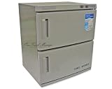 OneTouch Massage 2 Door Hot Towel Cabi Warmer UV Sterilizer Stainless Steel 32 Liter 6U
