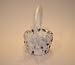 Beverly Clark Wedding Supllies 117VI Savant Flower Girl Basket - Ivory