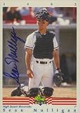 Sean Mulligan, High Desert Mavericks - Padres Affiliate, 1992 Classic Best Autographed Card