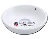 White Porcelain Vessel Sink