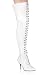 Women's 5 Inch Lace-Up Thigh Boot, With Side Zip