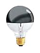 Bulbrite 712331 - 100G25HM - 100 Watt G25 Half Chrome Globe Light Bulb