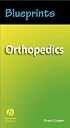 Blueprints Orthopedics: A Pocket Guide (Blueprints Pockets)