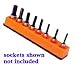 Mechanics Time Saver (MTS384) 3/8 in. Drive Universal Magnetic Solar Orange Socket Holder 10-19mm